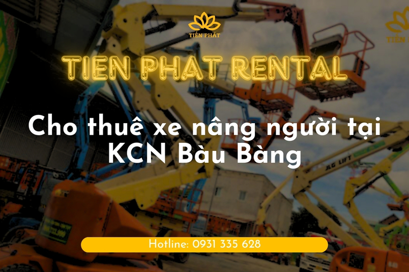 Cho thue xe nang nguoi tai KCN Bau Bang